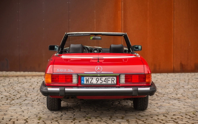 Mercedes-Benz SL cena 99000 przebieg: 270000, rok produkcji 1987 z Warszawa małe 596